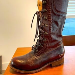 Bed Stu Dundee 6.5 Teak Driftwood lace up boots